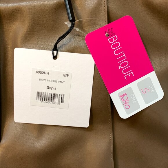 Ayrtight Clothing Womens Rhye Morris Pant Sz Sm Colour Sepia Made in Canada NWT - Picture 4 of 10